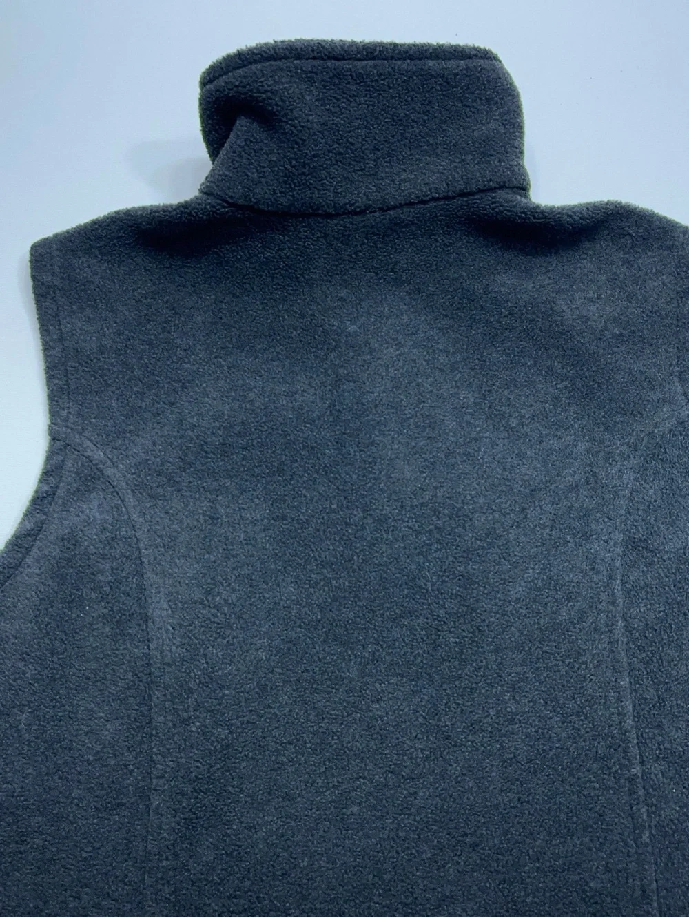 Columbia Fleece Vest Mens Size Medium Dark Grey Sherpa Sweater Hiking